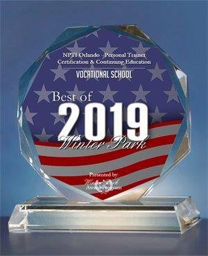 Best of Winter Park image on the National Personal Training Institute website