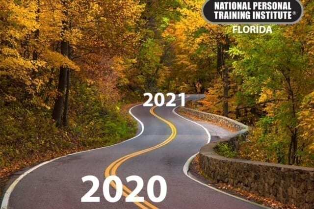 2020 transition into 2021 image on the National Personal Training Institute website