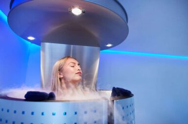 Cryotherapy image on the National Personal Training Institute website