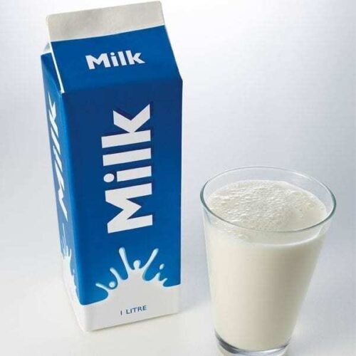 Image of a glass of milk and a milk carton on the National Personal Training Institute website