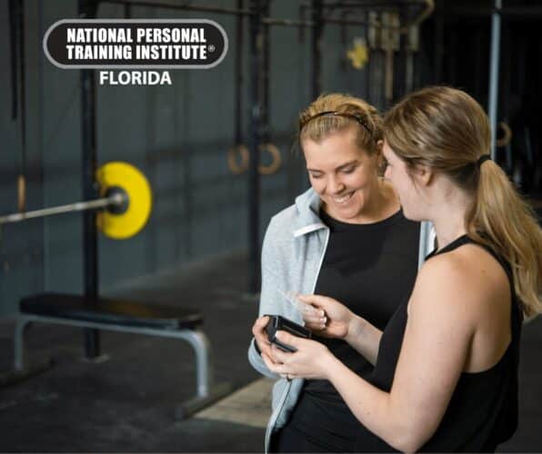 Image of personal trainers on the National Personal Training Institute website