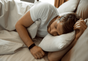 Image of a sleeping man