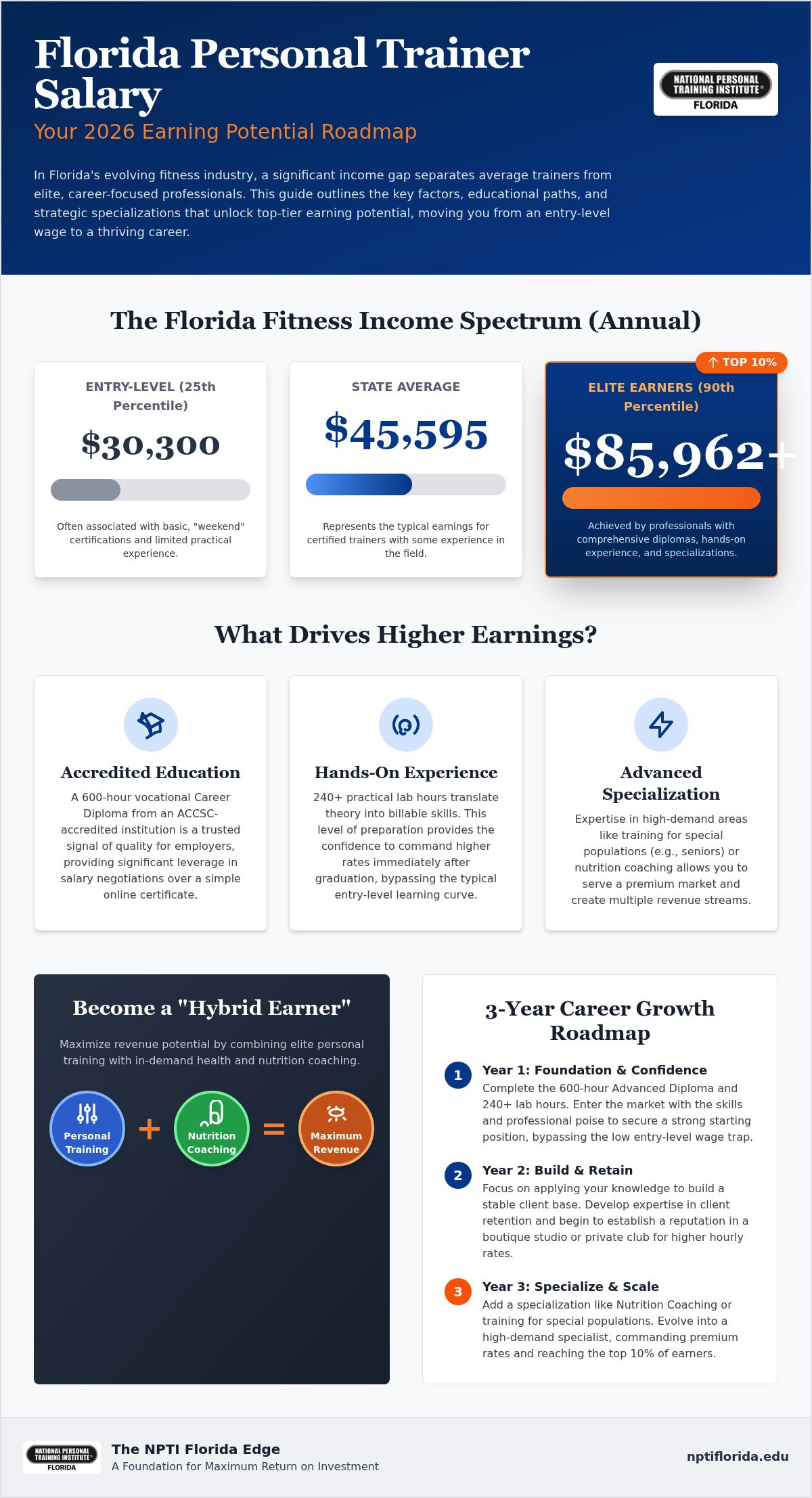 Personal Trainer Salary in Florida: 2026 Career & Earnings Guide