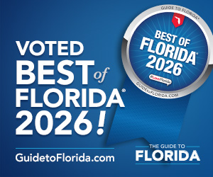 Voted Best of Florida 2026 badge from Guide to Florida